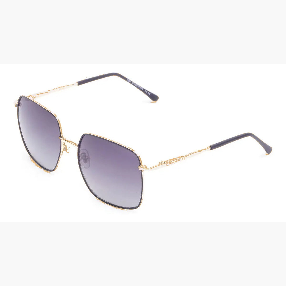 Pierre Cardin 2116 unisex, armazon negro con metal dorado
