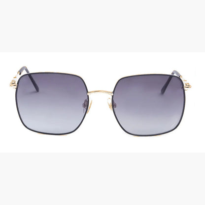 Pierre Cardin 2116 unisex, armazon negro con metal dorado